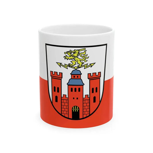 Flag of Pirmasens (Germany) White Coffee Mug 11oz - Go Mug Yourself