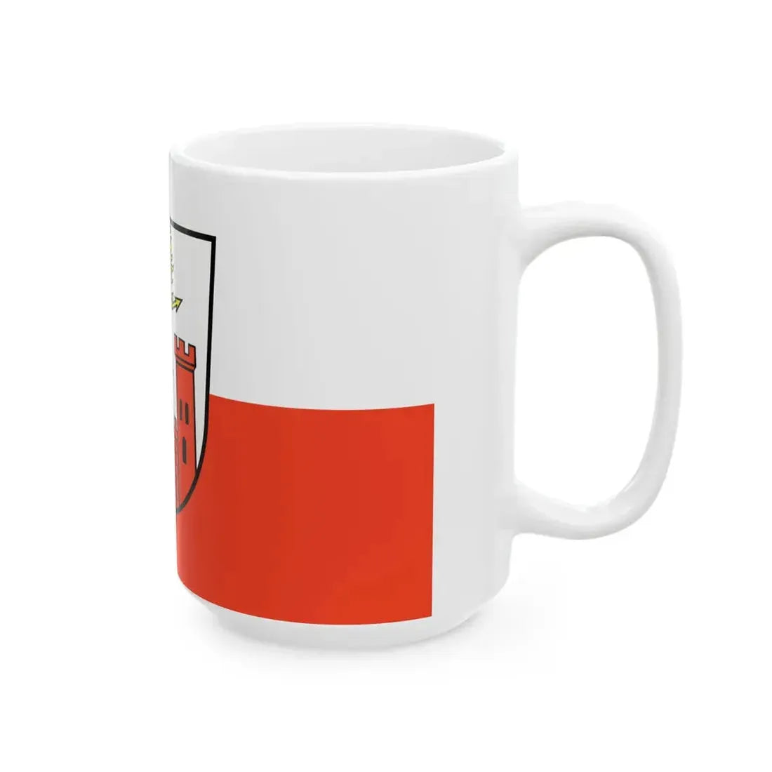 Flag of Pirmasens (Germany) White Coffee Mug - Go Mug Yourself