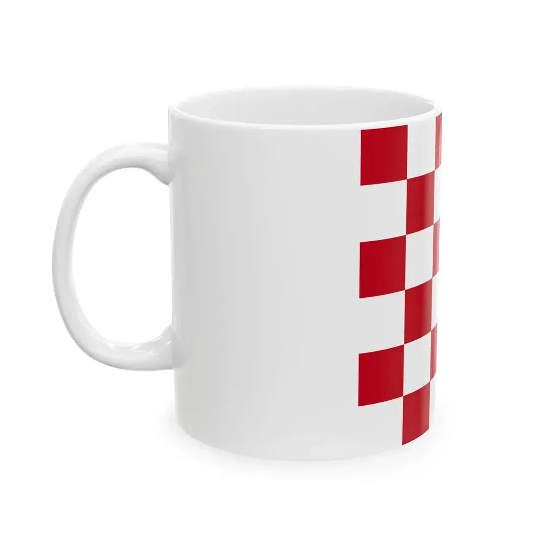 Flag of Pistoia 1-1 (Italy) White Coffee Mug - Go Mug Yourself