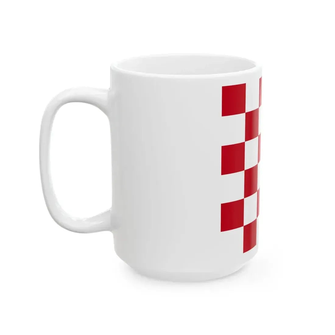Flag of Pistoia 1-1 (Italy) White Coffee Mug - Go Mug Yourself