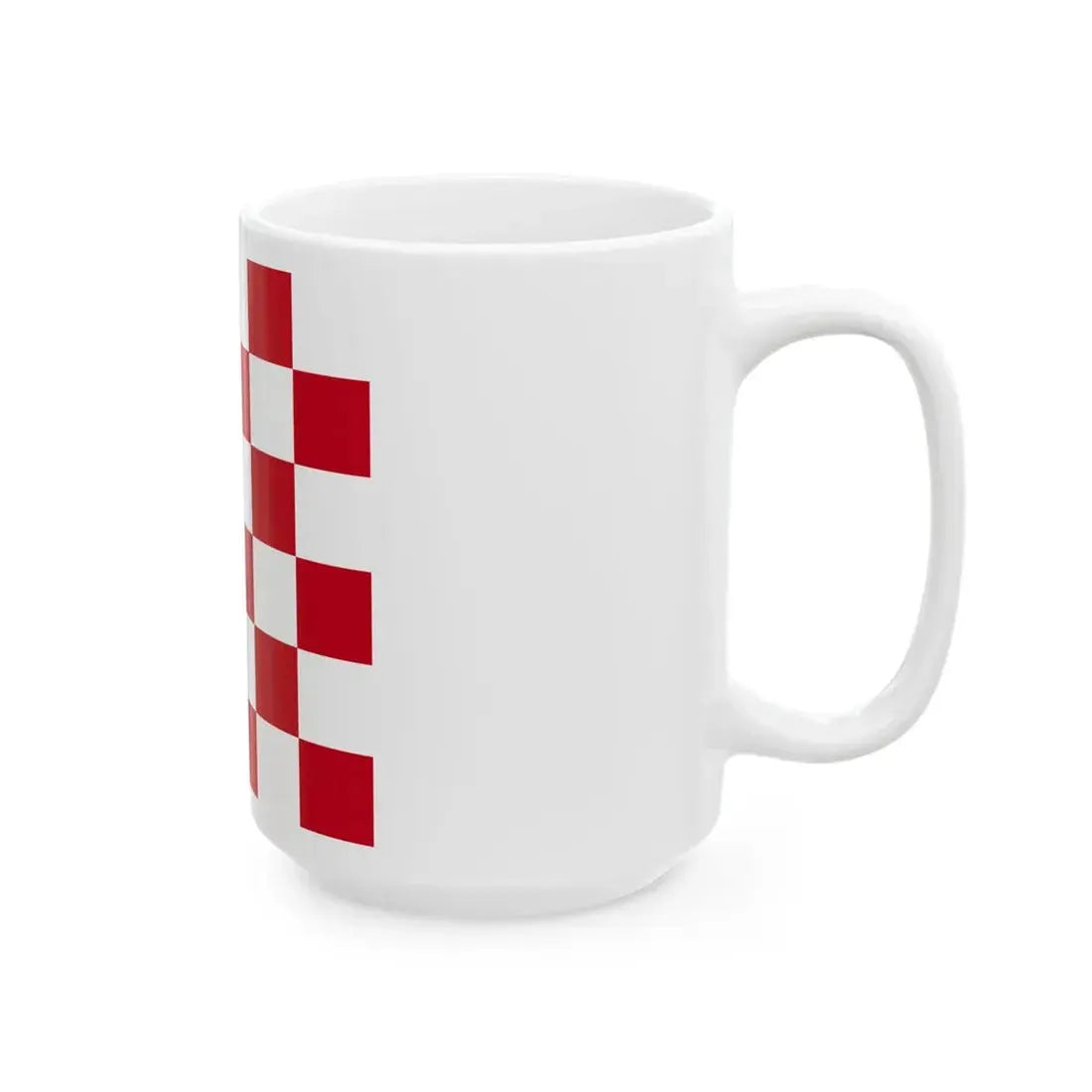 Flag of Pistoia 1-1 (Italy) White Coffee Mug - Go Mug Yourself