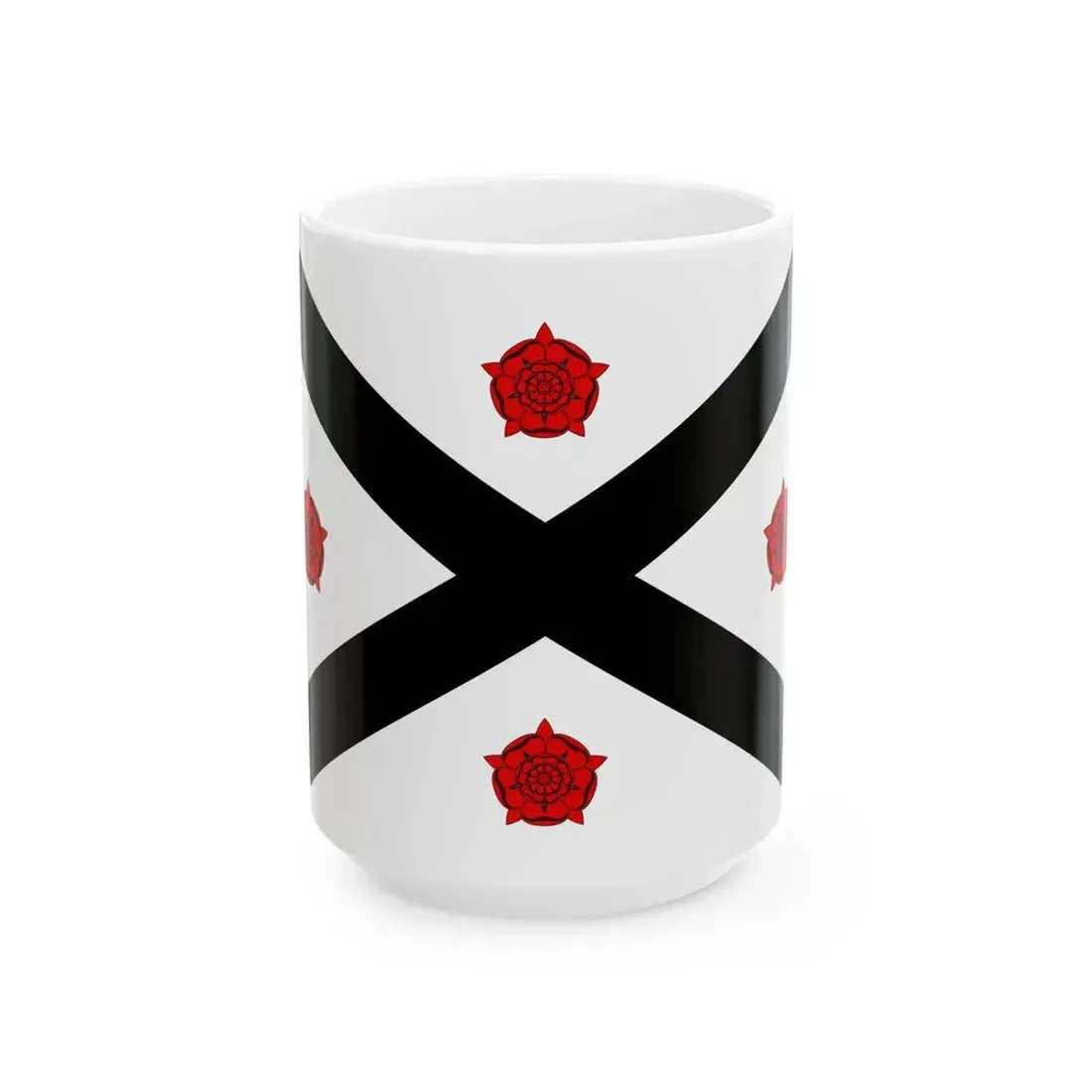 Flag of Plancoet (France) White Coffee Mug 15oz - Go Mug Yourself