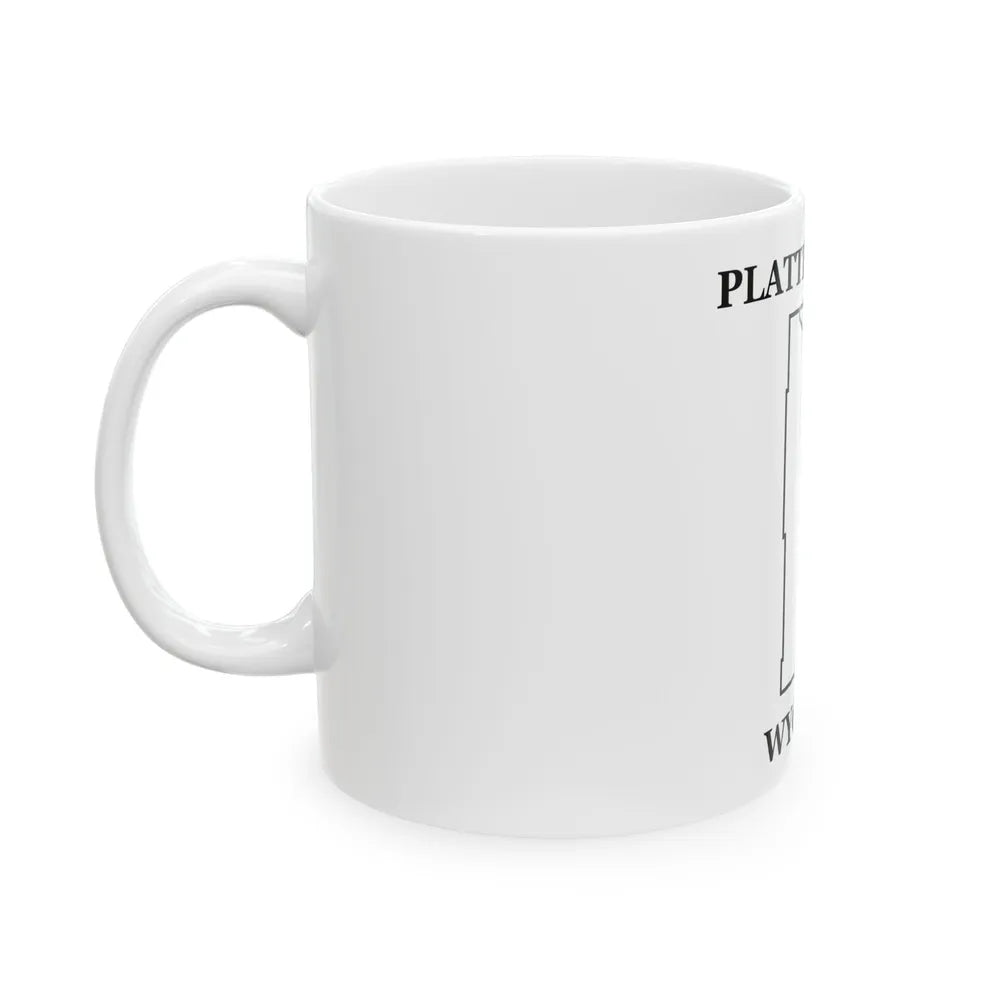 Flag of Platte County Wyoming (United States) White Coffee Mug - Go Mug Yourself