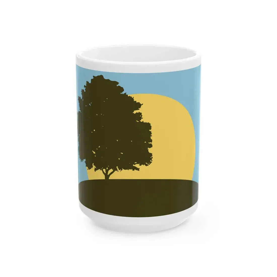 Flag of Pleasant Ridge Michigan (United States) White Coffee Mug 15oz - Go Mug Yourself