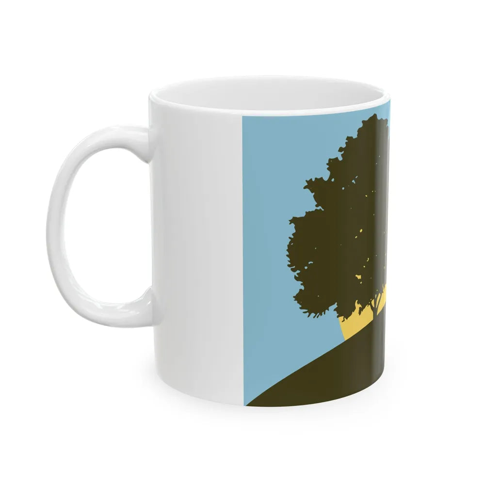 Flag of Pleasant Ridge Michigan (United States) White Coffee Mug - Go Mug Yourself