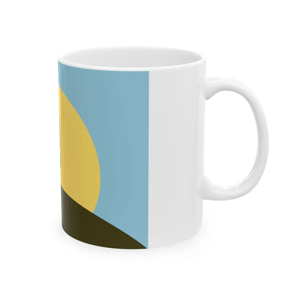 Flag of Pleasant Ridge Michigan (United States) White Coffee Mug - Go Mug Yourself