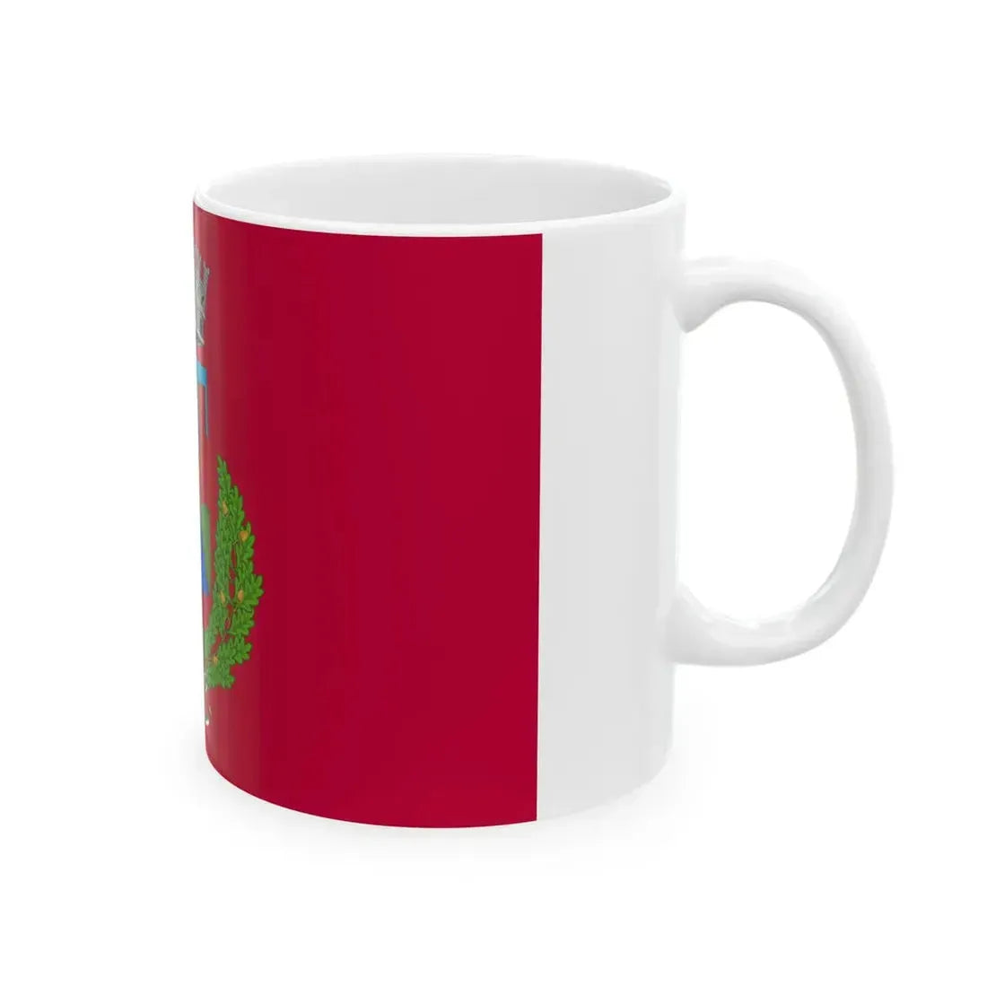 Flag of Poggio Renatico (Italy) White Coffee Mug - Go Mug Yourself