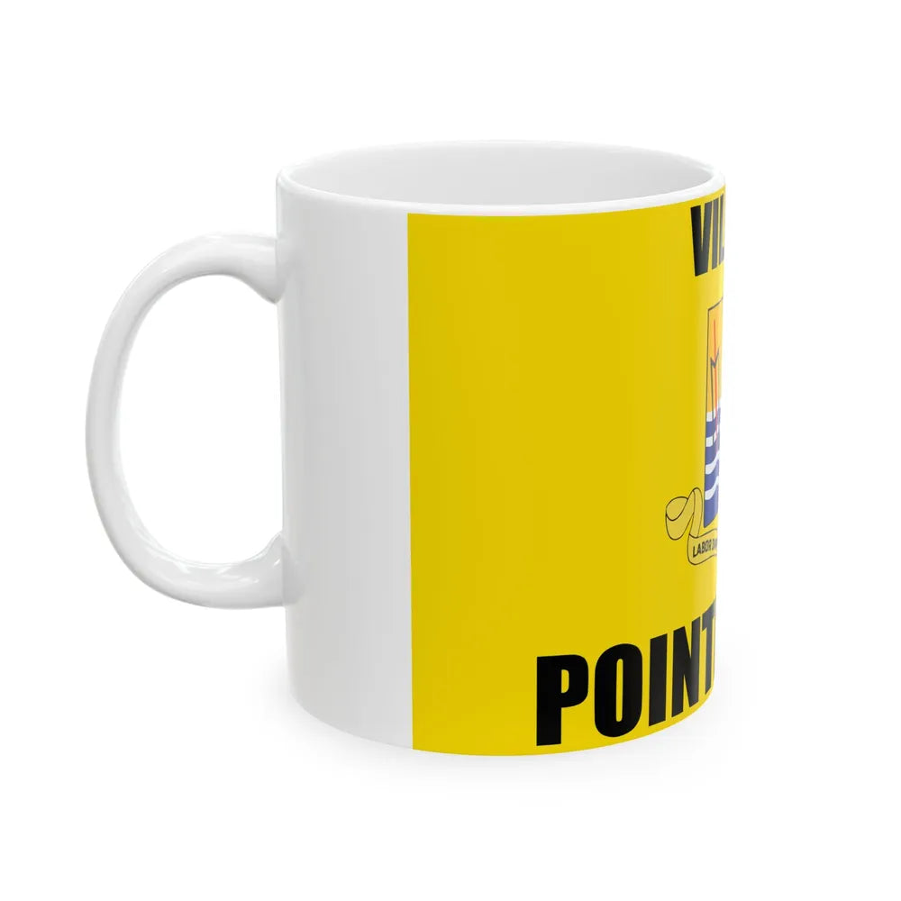 Flag of Pointe-Noire Congo (Congo) White Coffee Mug - Go Mug Yourself