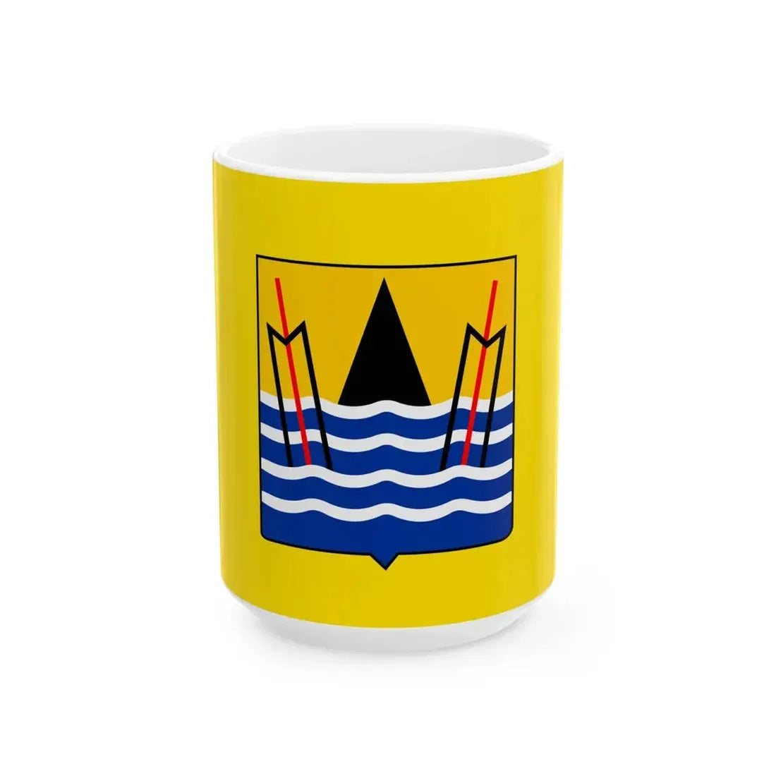 Flag of Pointe-Noire Republic of Congo (Congo) White Coffee Mug 15oz - Go Mug Yourself