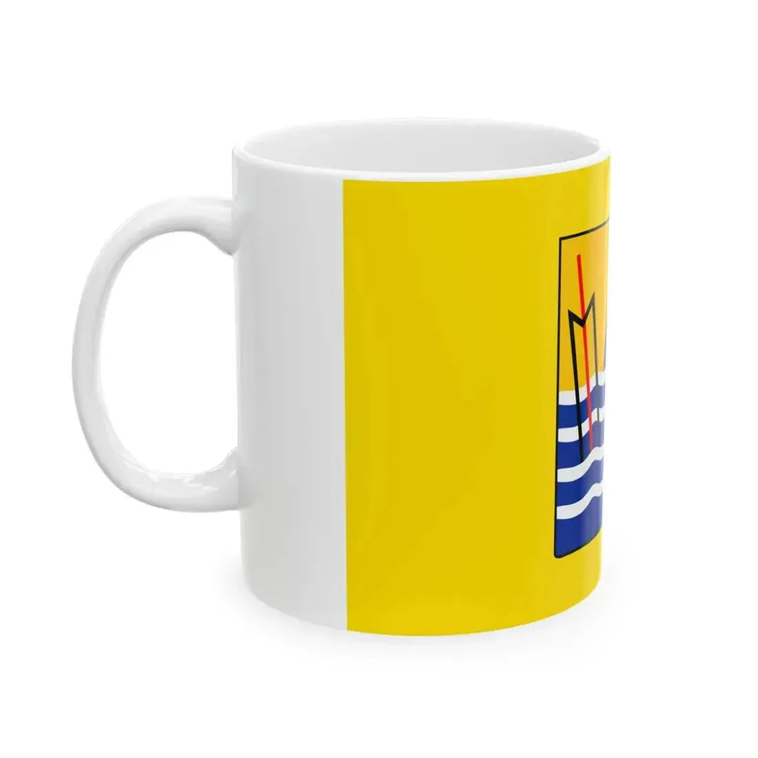 Flag of Pointe-Noire Republic of Congo (Congo) White Coffee Mug - Go Mug Yourself