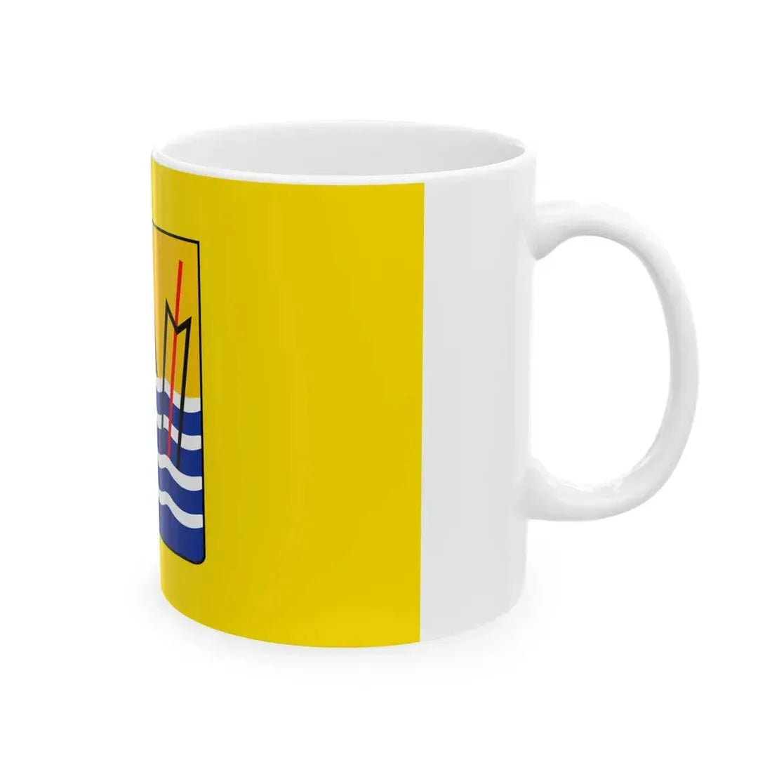 Flag of Pointe-Noire Republic of Congo (Congo) White Coffee Mug - Go Mug Yourself
