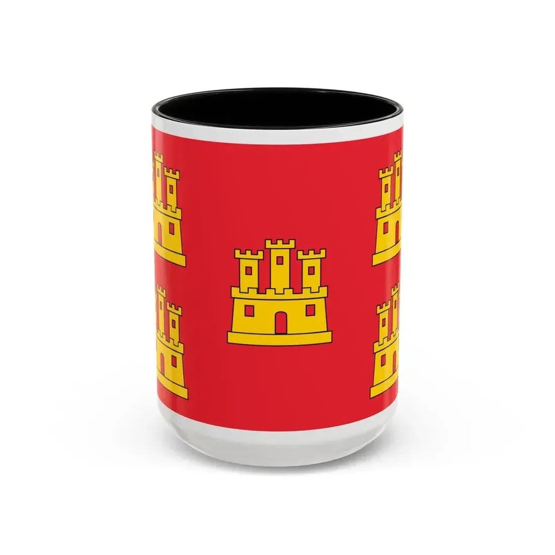Flag of Poitou Charentes France - Accent Coffee Mug 15oz Black - Go Mug Yourself