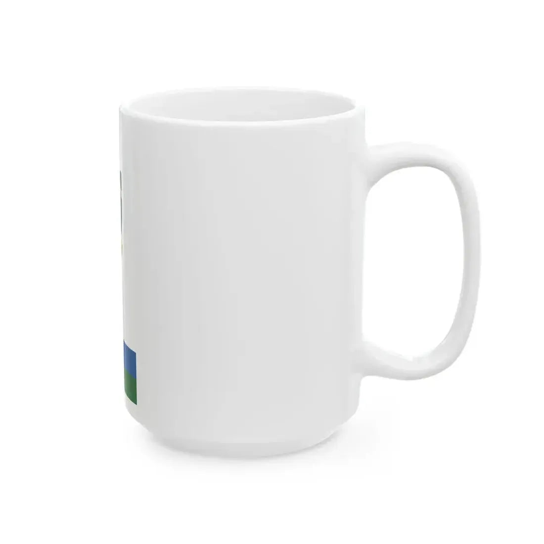 Flag of Pokaszepetk vertical (Hungary) White Coffee Mug - Go Mug Yourself