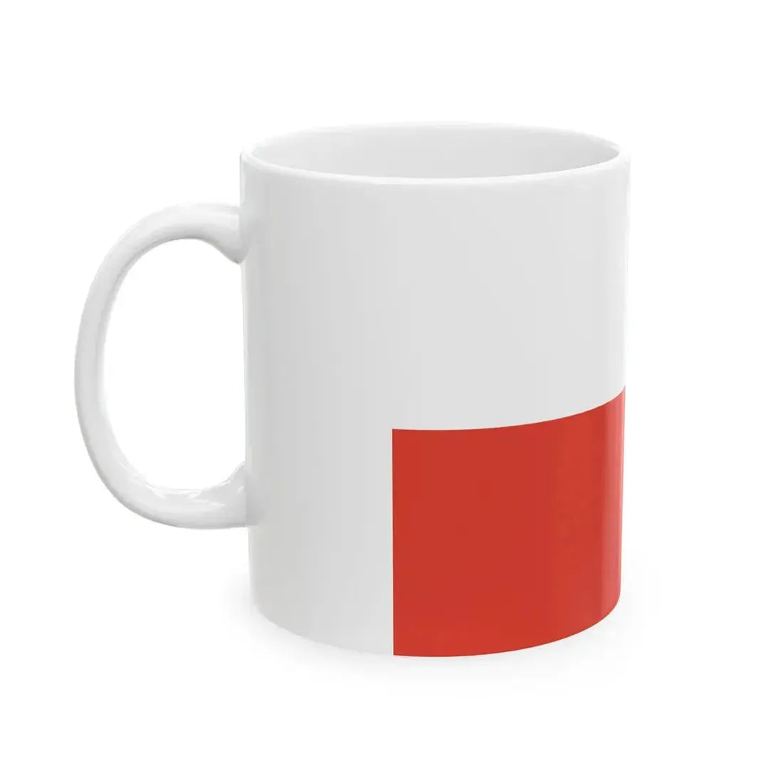 Flag of Poland 1928-1980 3-2 (Poland) White Coffee Mug - Go Mug Yourself