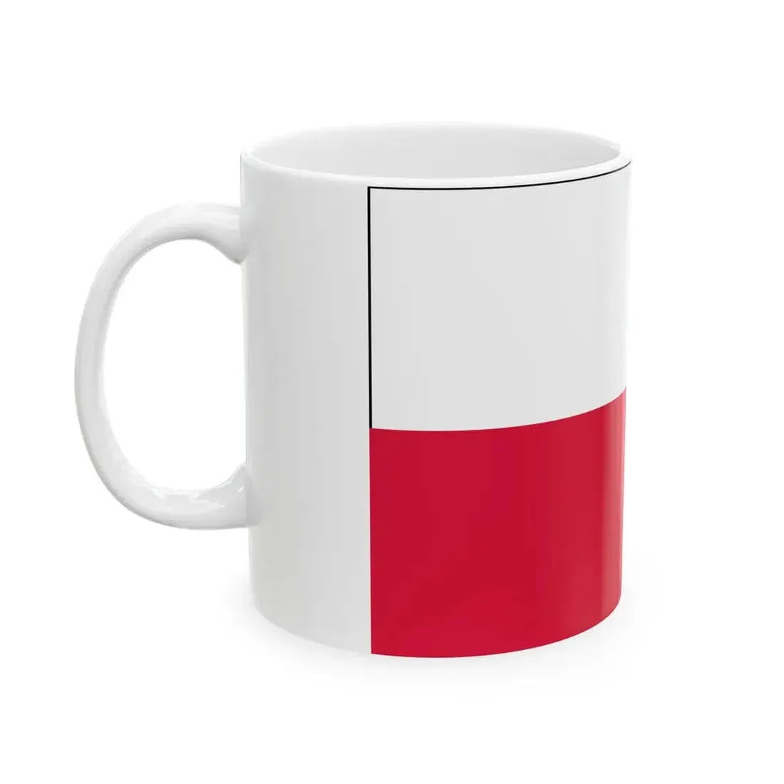 Flag of Poland 2 (Poland) White Coffee Mug - Go Mug Yourself