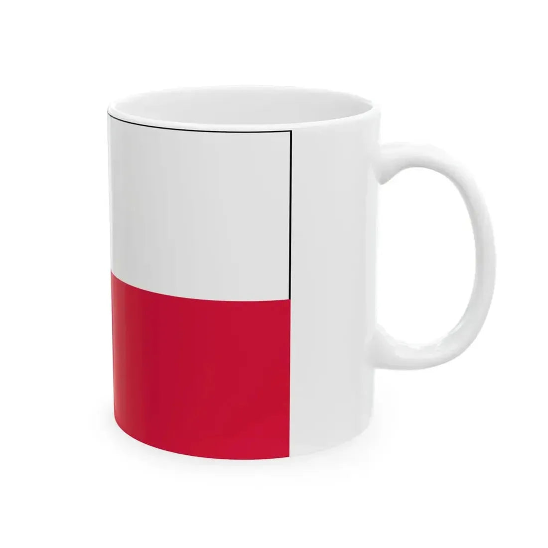 Flag of Poland 2 (Poland) White Coffee Mug - Go Mug Yourself