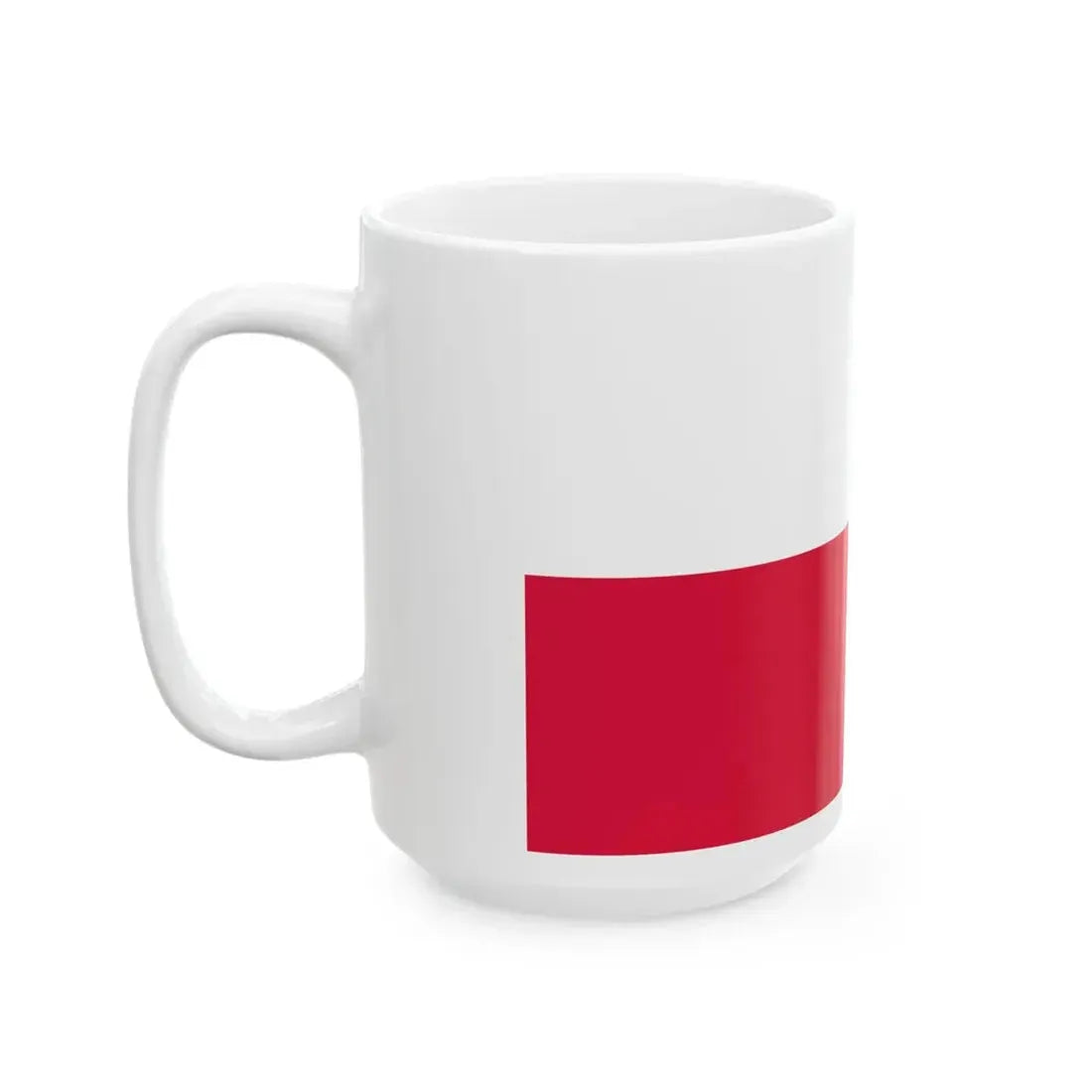Flag of Poland 5-3 (Poland) White Coffee Mug - Go Mug Yourself