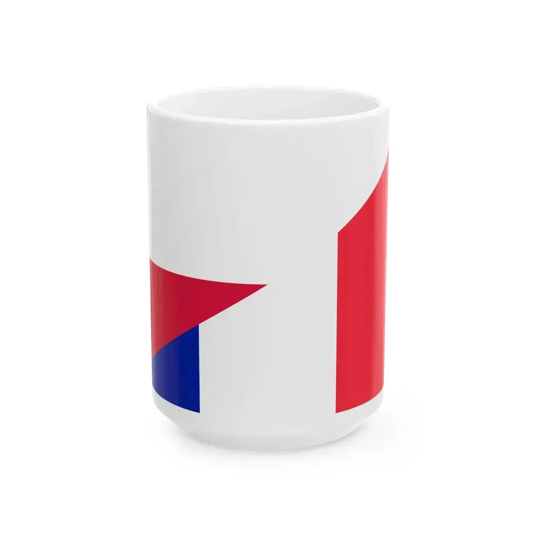 Flag of Poland and France (France) White Coffee Mug 15oz - Go Mug Yourself
