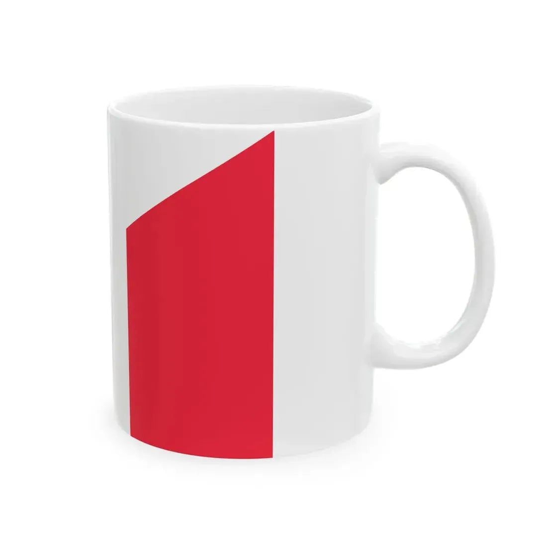 Flag of Poland and France (France) White Coffee Mug - Go Mug Yourself