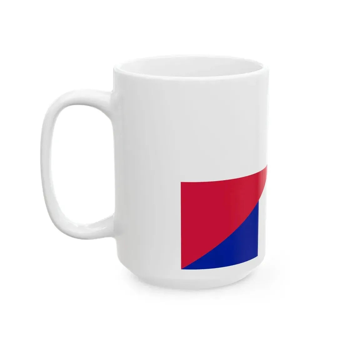 Flag of Poland and France (France) White Coffee Mug - Go Mug Yourself