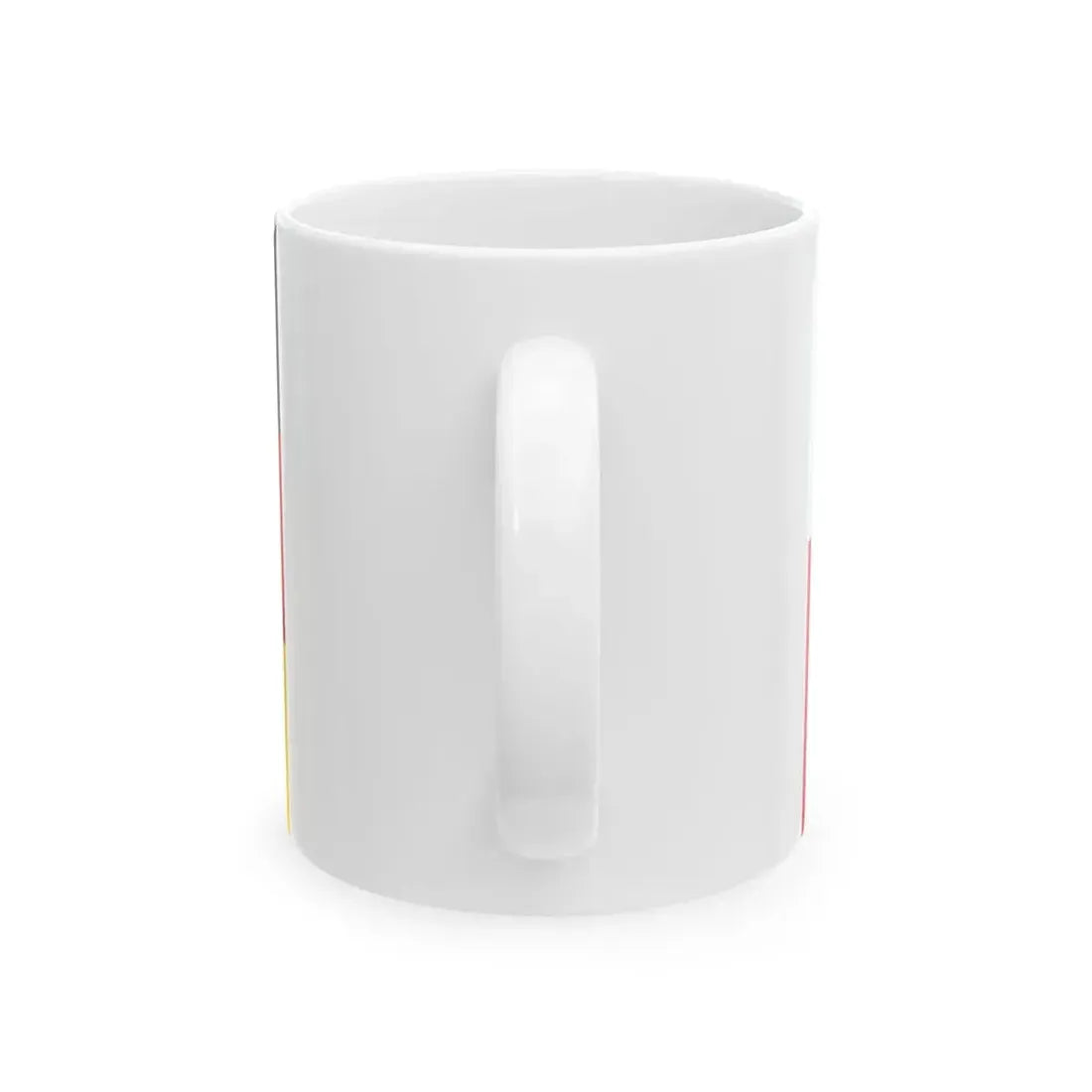 Flag of Poland and Germany (Germany) White Coffee Mug - Go Mug Yourself