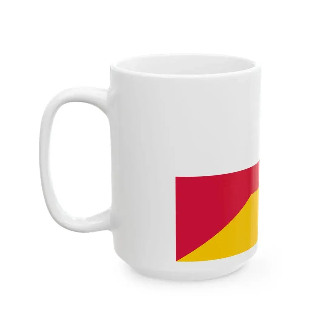 Flag of Poland and Germany (Germany) White Coffee Mug - Go Mug Yourself
