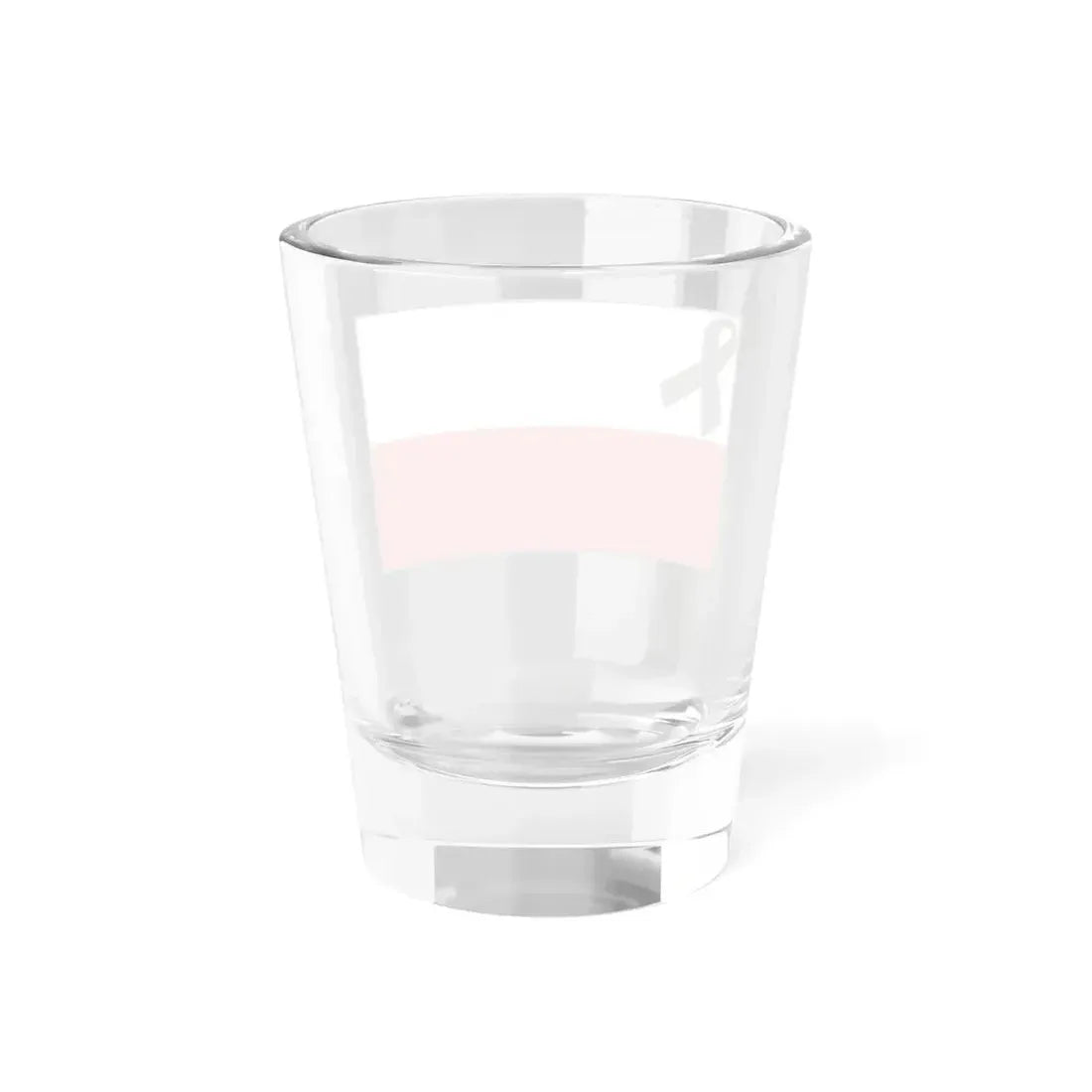 Flag of Poland bordered with black ribbon (Poland) Shot Glass 1.5oz - Go Mug Yourself