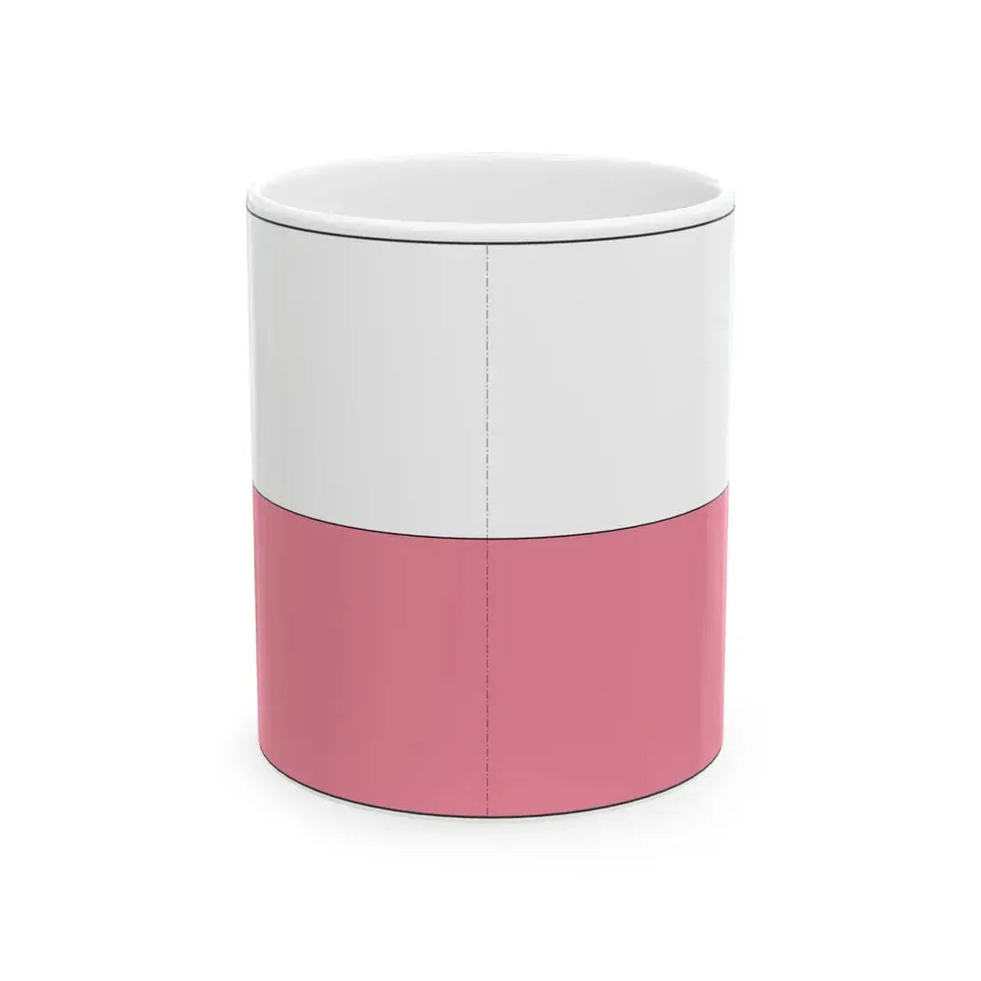 Flag of Poland construction sheet (Poland) White Coffee Mug 11oz - Go Mug Yourself