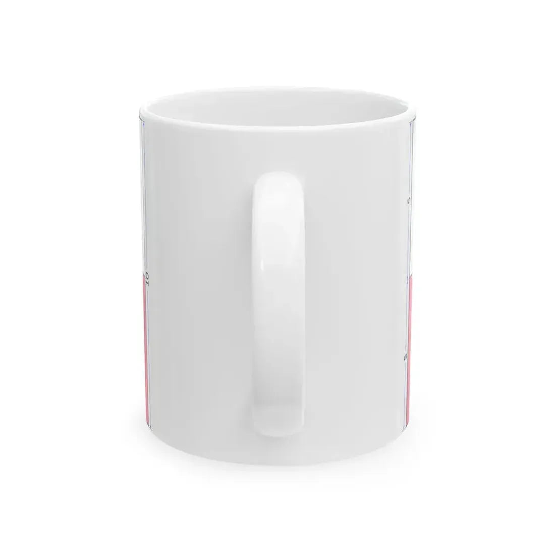 Flag of Poland construction sheet (Poland) White Coffee Mug - Go Mug Yourself