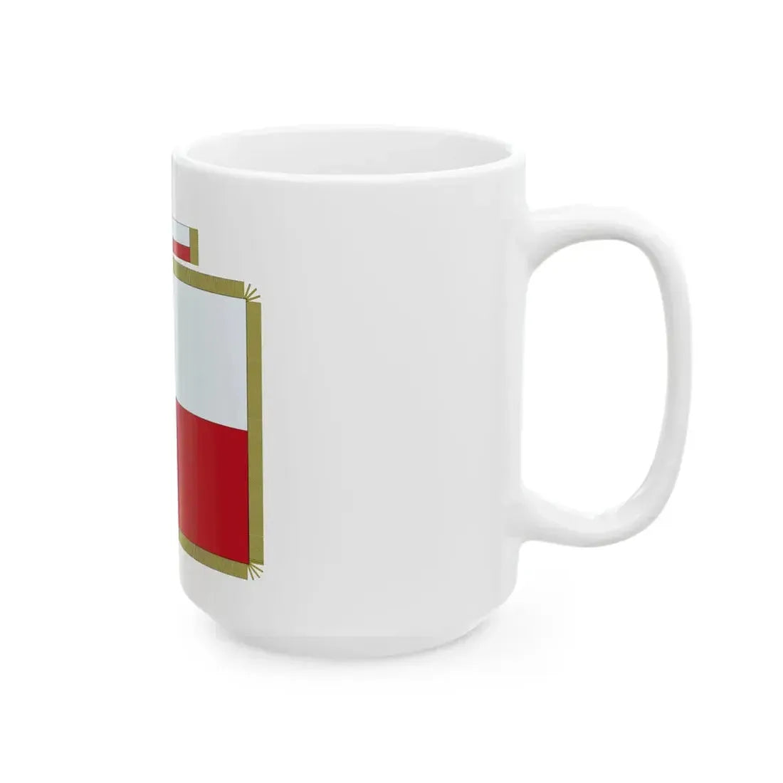 Flag of Poland parade (Poland) White Coffee Mug - Go Mug Yourself