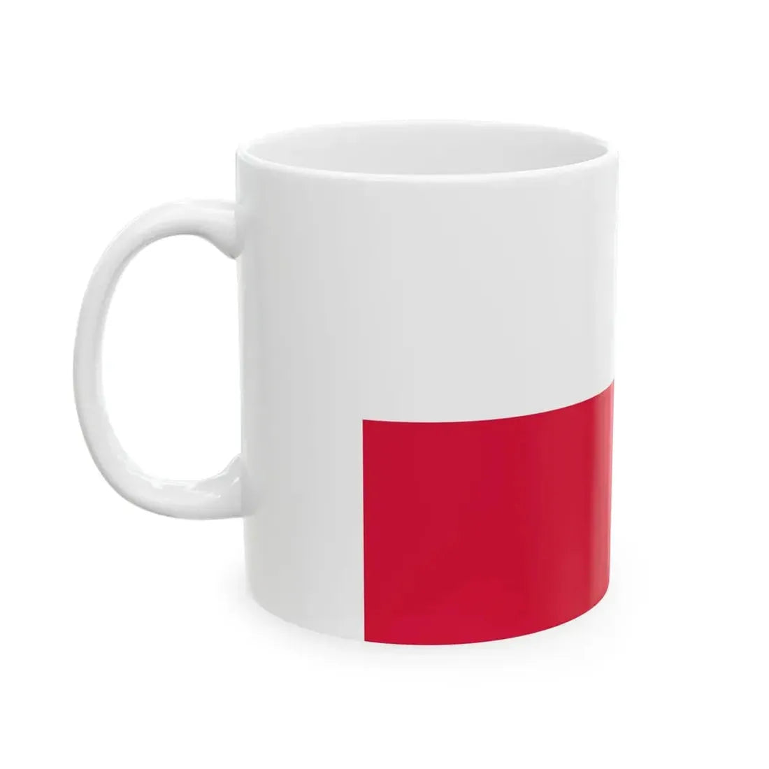 Flag of Poland (Poland) White Coffee Mug - Go Mug Yourself