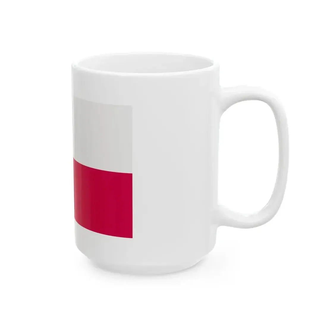 Flag of Poland-white bg (Poland) White Coffee Mug - Go Mug Yourself