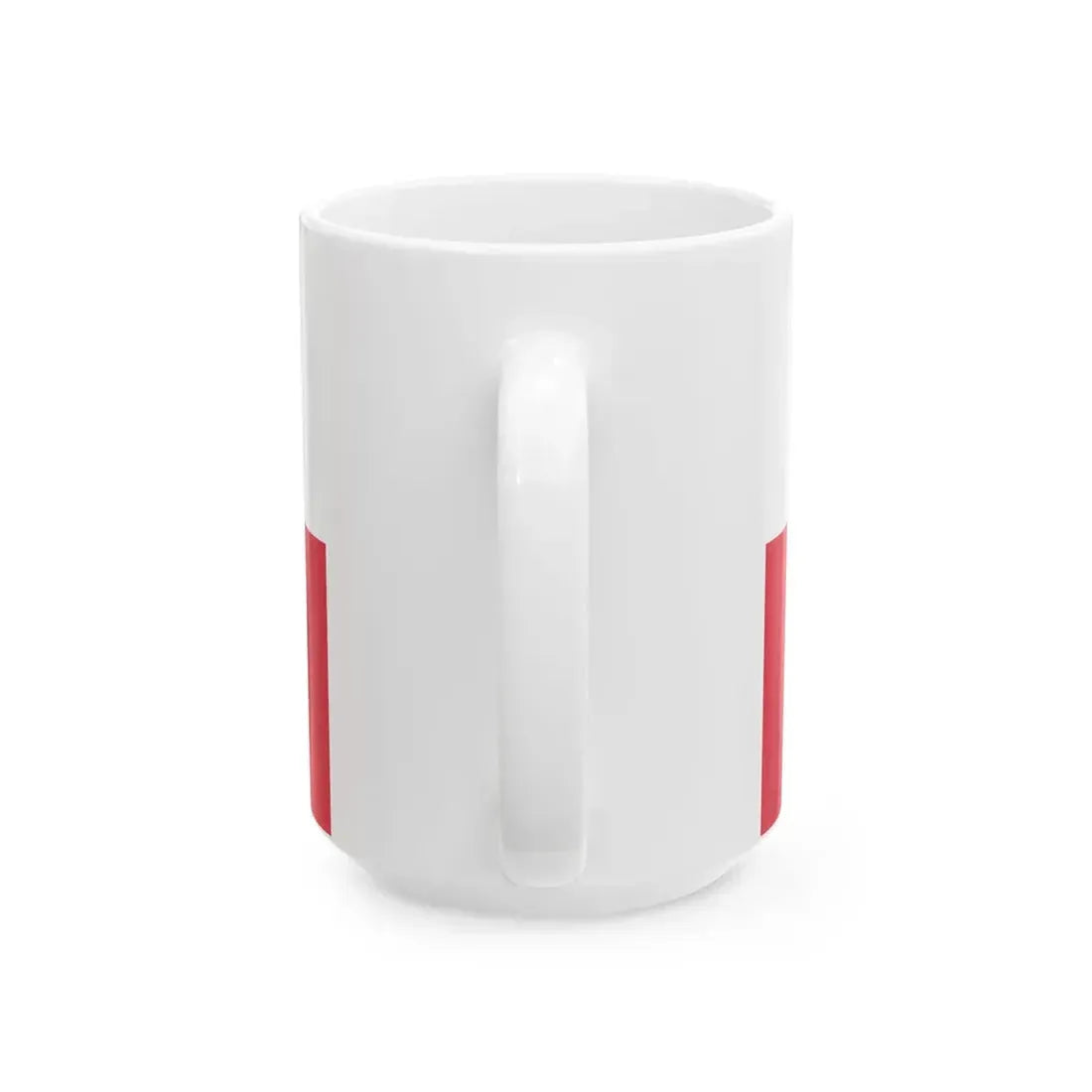 Flag of Poland with coat of arms (Poland) White Coffee Mug - Go Mug Yourself