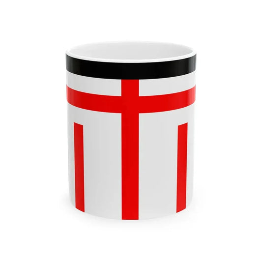 Flag of police of Japanese Taiwan 1897-1901 (Japan) White Coffee Mug 11oz - Go Mug Yourself