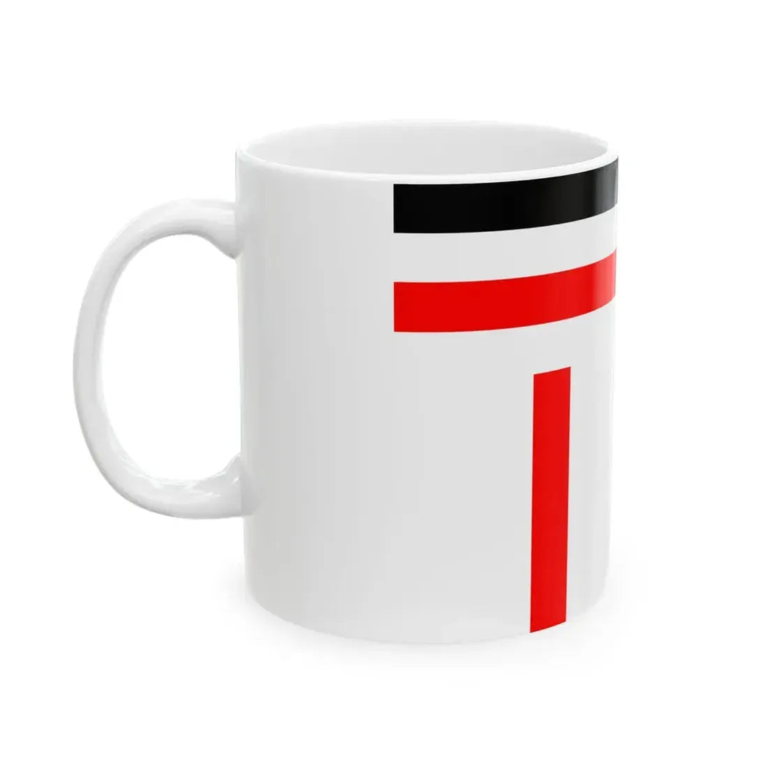 Flag of police of Japanese Taiwan 1897-1901 (Japan) White Coffee Mug - Go Mug Yourself