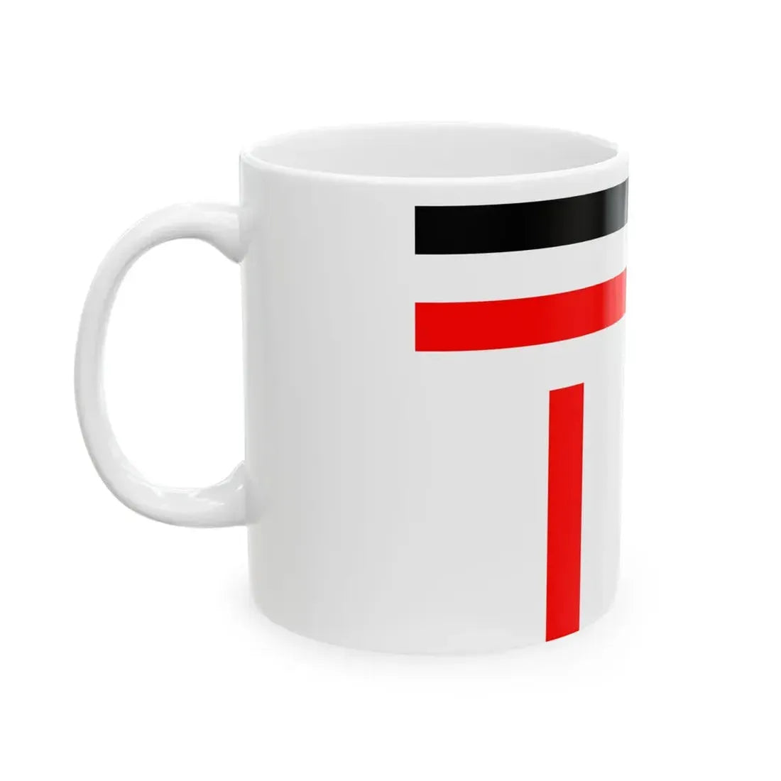Flag of police of Japanese Taiwan 1901-1945 (Japan) White Coffee Mug - Go Mug Yourself