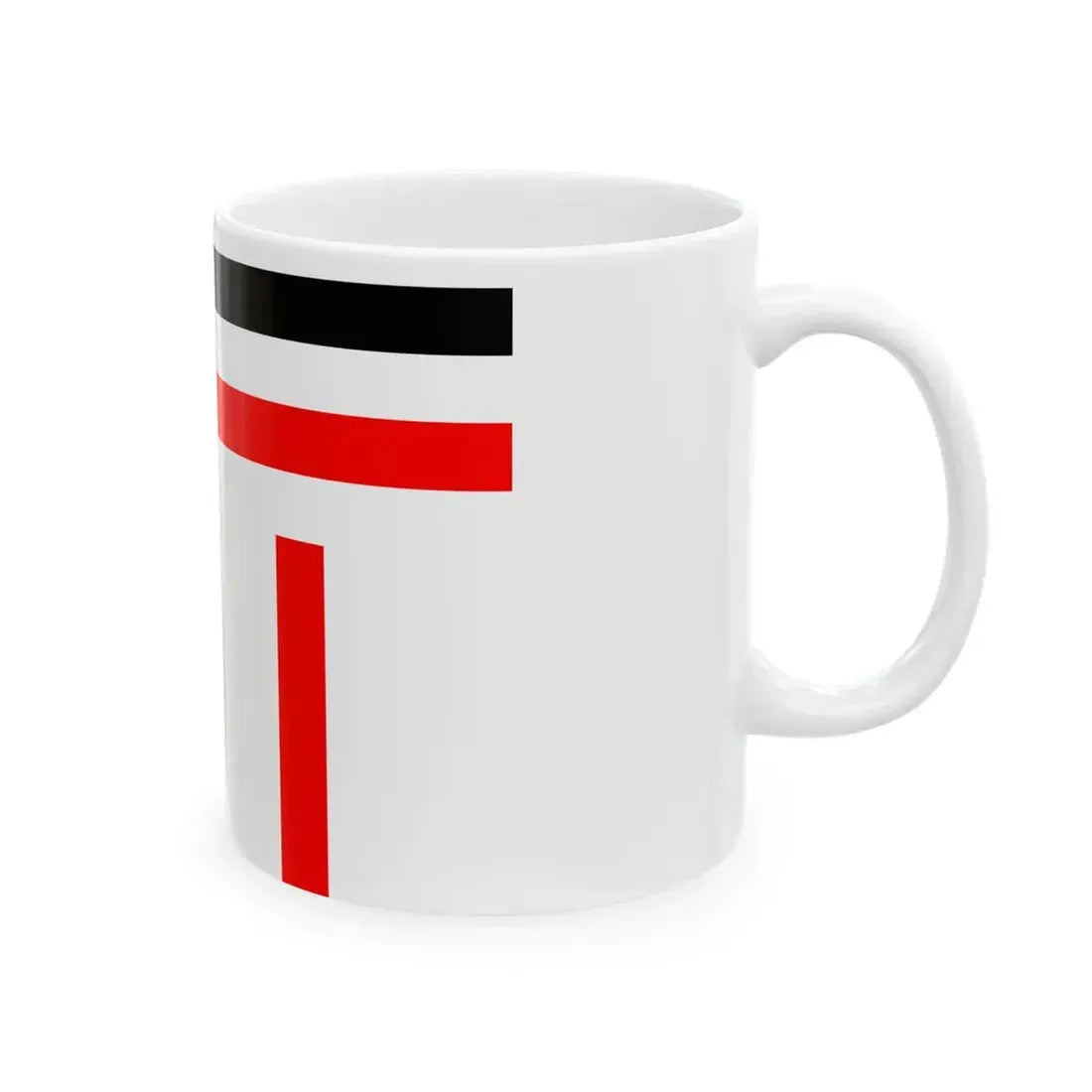 Flag of police of Japanese Taiwan 1901-1945 (Japan) White Coffee Mug - Go Mug Yourself