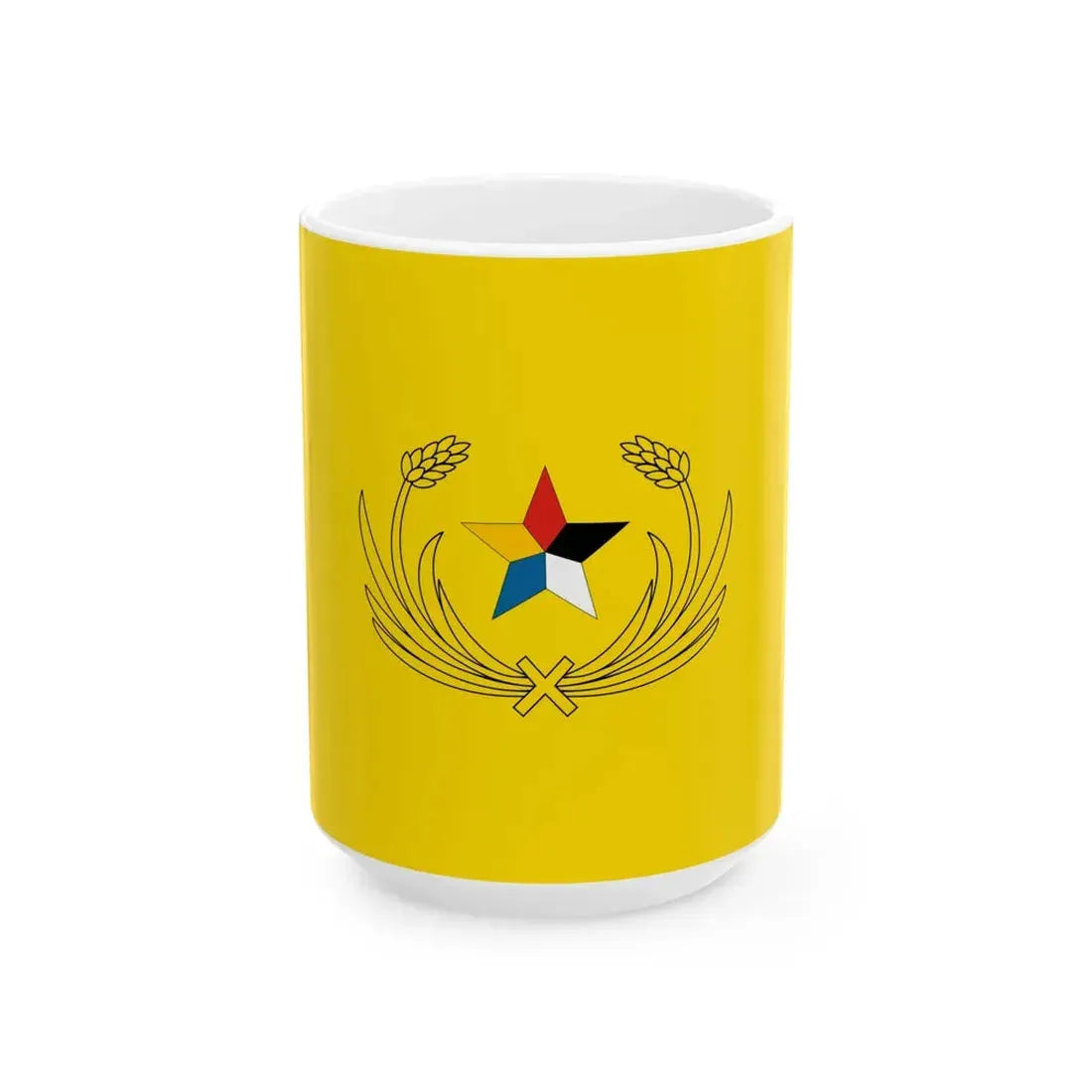 Flag of police of the Republic of China 1912 (China) White Coffee Mug 15oz - Go Mug Yourself