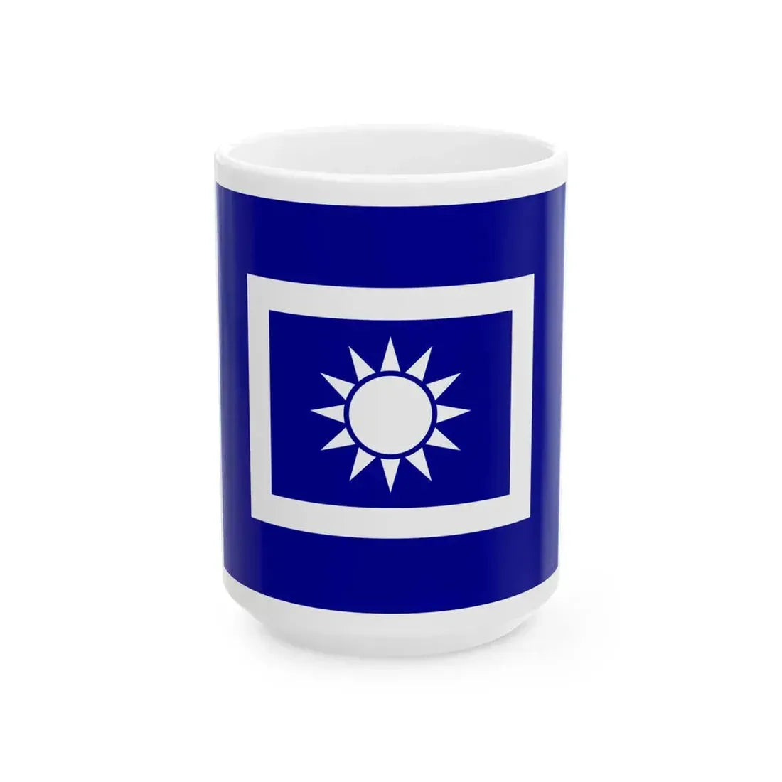 Flag of police of the Republic of China 1932 (China) White Coffee Mug 15oz - Go Mug Yourself