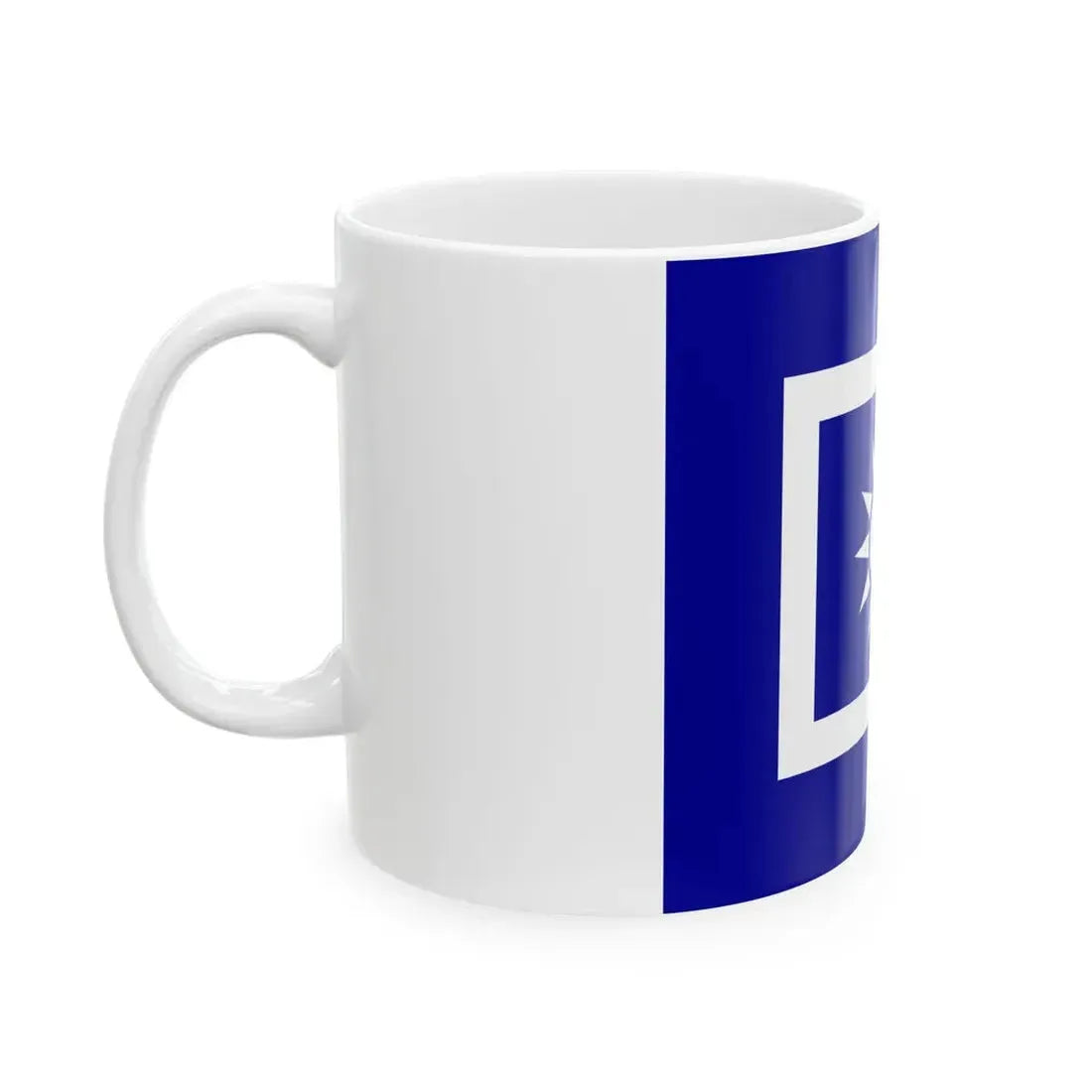 Flag of police of the Republic of China 1932 (China) White Coffee Mug - Go Mug Yourself