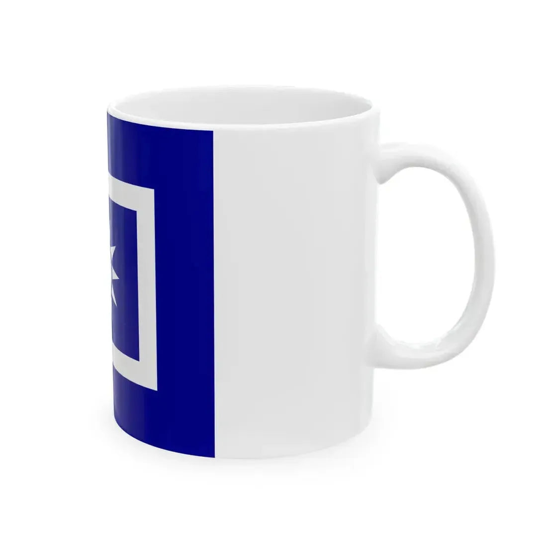 Flag of police of the Republic of China 1932 (China) White Coffee Mug - Go Mug Yourself