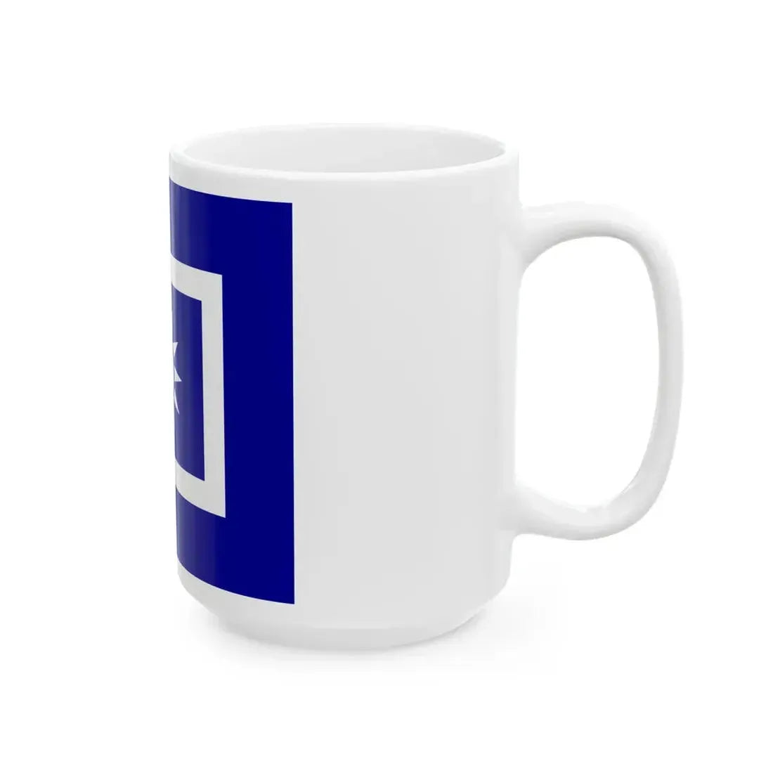 Flag of police of the Republic of China 1932 (China) White Coffee Mug - Go Mug Yourself