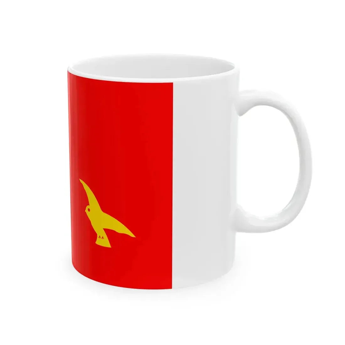 Flag of police of the Republic of China 1947 (China) White Coffee Mug - Go Mug Yourself