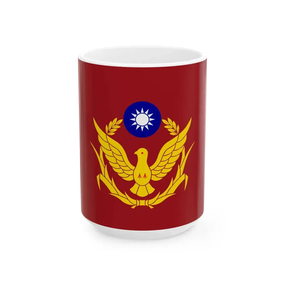 Flag of police of the Republic of China (China) White Coffee Mug 15oz - Go Mug Yourself