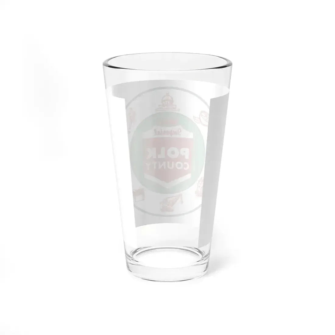 Flag of Polk County Florida (United States) Pint Glass 16oz - Go Mug Yourself