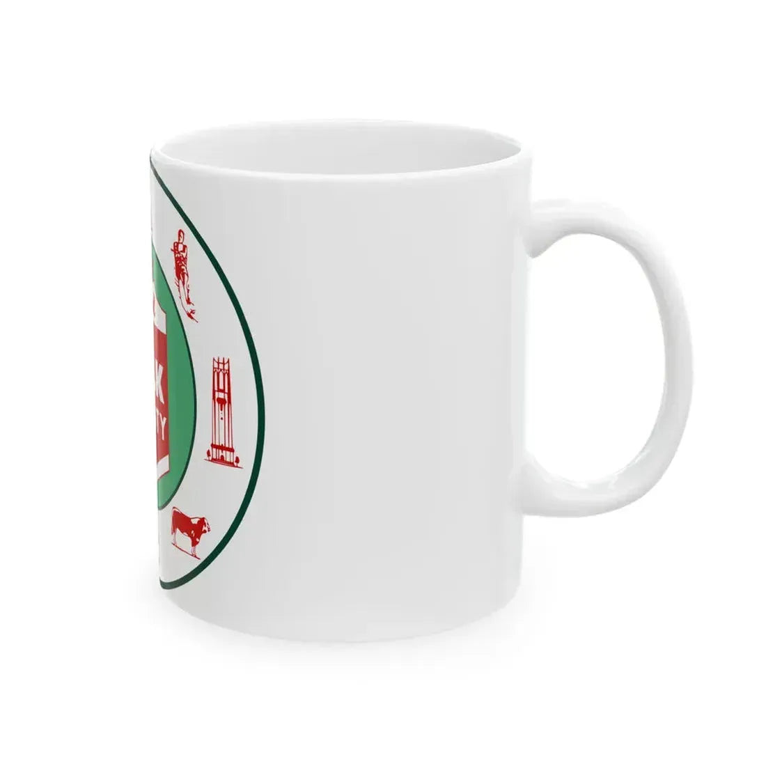 Flag of Polk County Florida (United States) White Coffee Mug - Go Mug Yourself