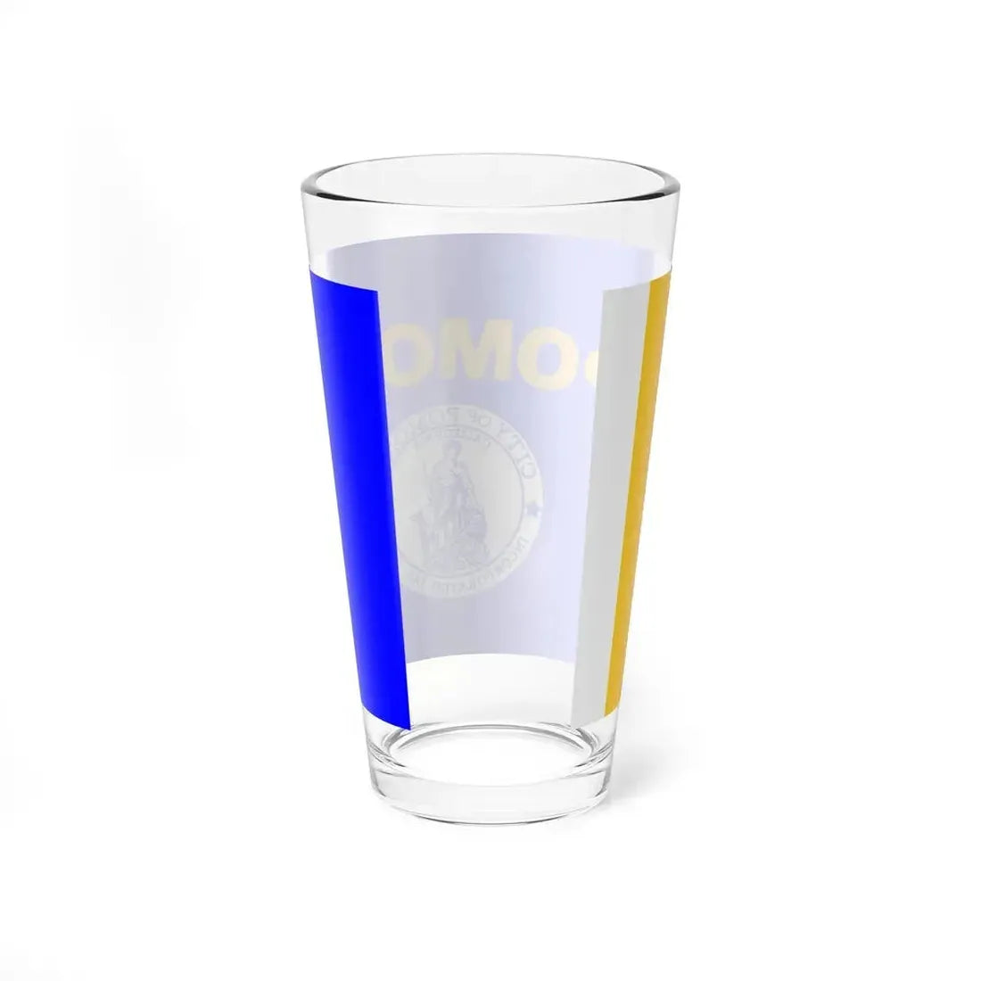 Flag of Pomona, California - Pint Glass 16oz - Go Mug Yourself