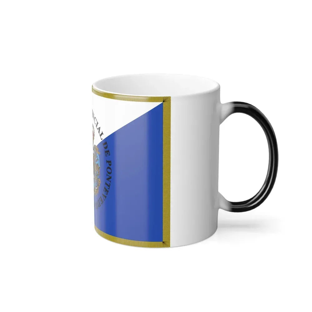 Flag of Pontevedra Spain - Color Changing Coffee Mug - Go Mug Yourself