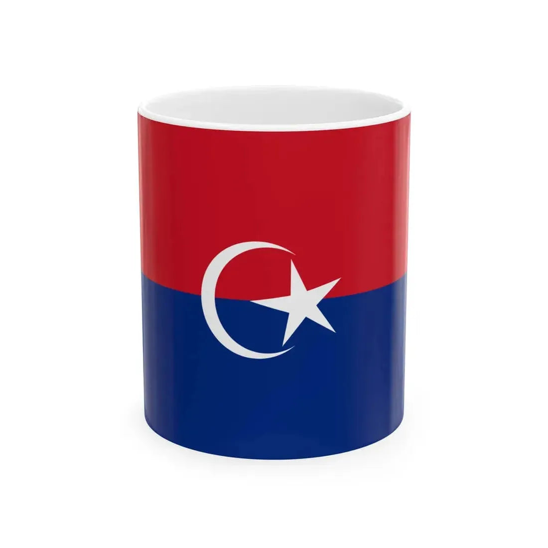 Flag of Pontian Johor (Malaysia) White Coffee Mug 11oz - Go Mug Yourself