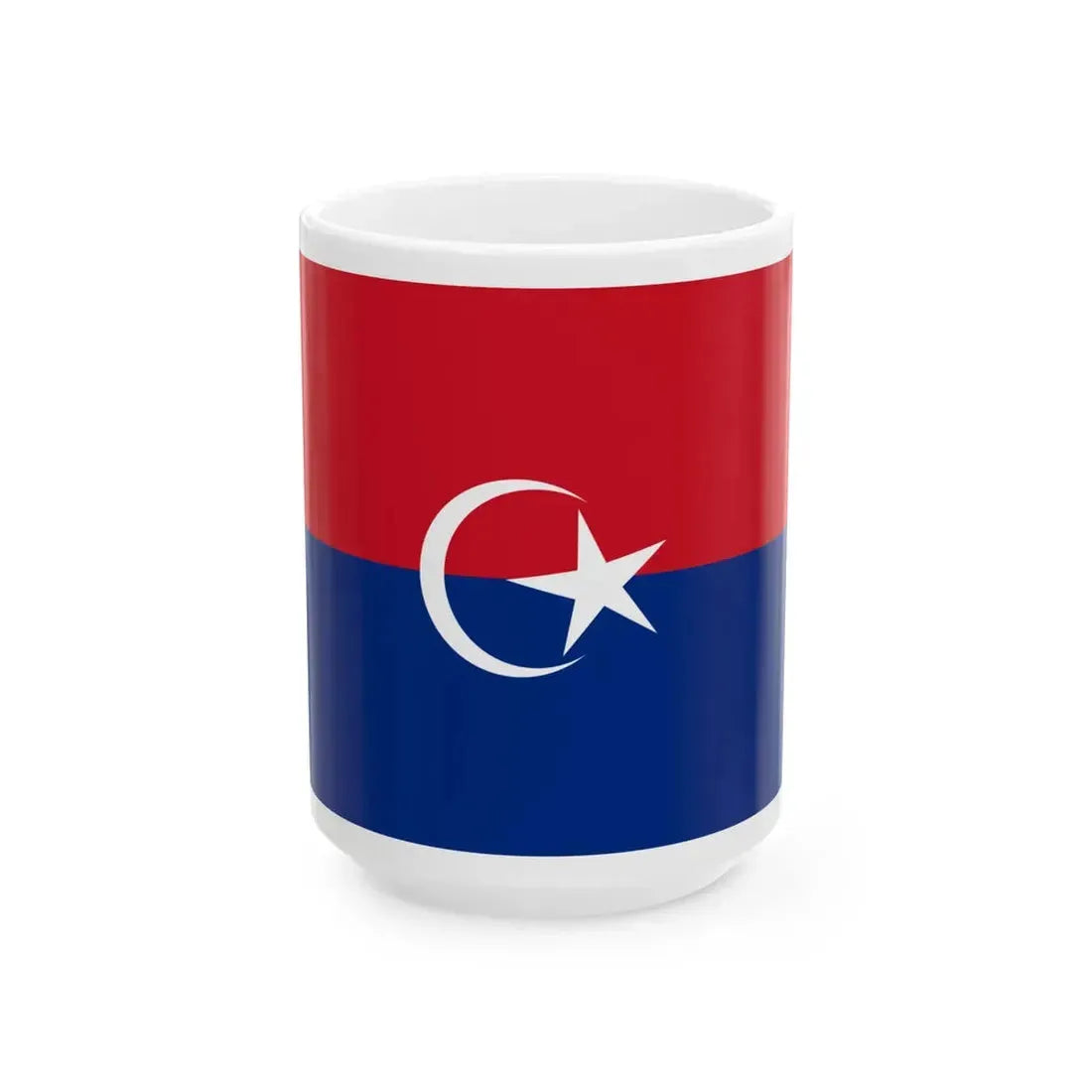 Flag of Pontian Johor (Malaysia) White Coffee Mug 15oz - Go Mug Yourself